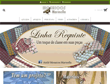 Tablet Screenshot of mosaicosmarinella.com.br